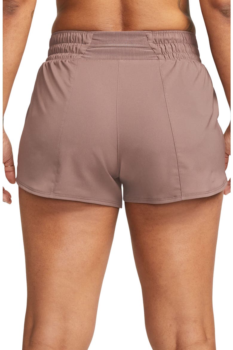 Dri-FIT Mid-Rise 3-Inch Brief-Lined Shorts, Alternate, color, PLUM ECLIPSE/ REFLECTIVE SILV
