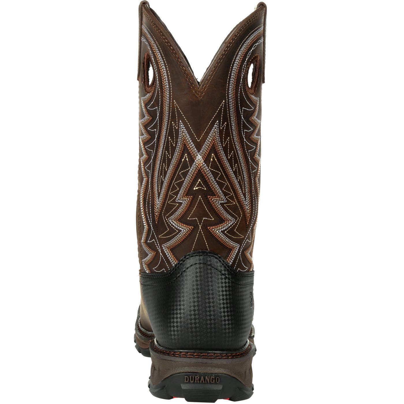 DURANGO Steel Toe Puncture Resistant Western Work Boot, Alternate, color, Nicotine Chocolate