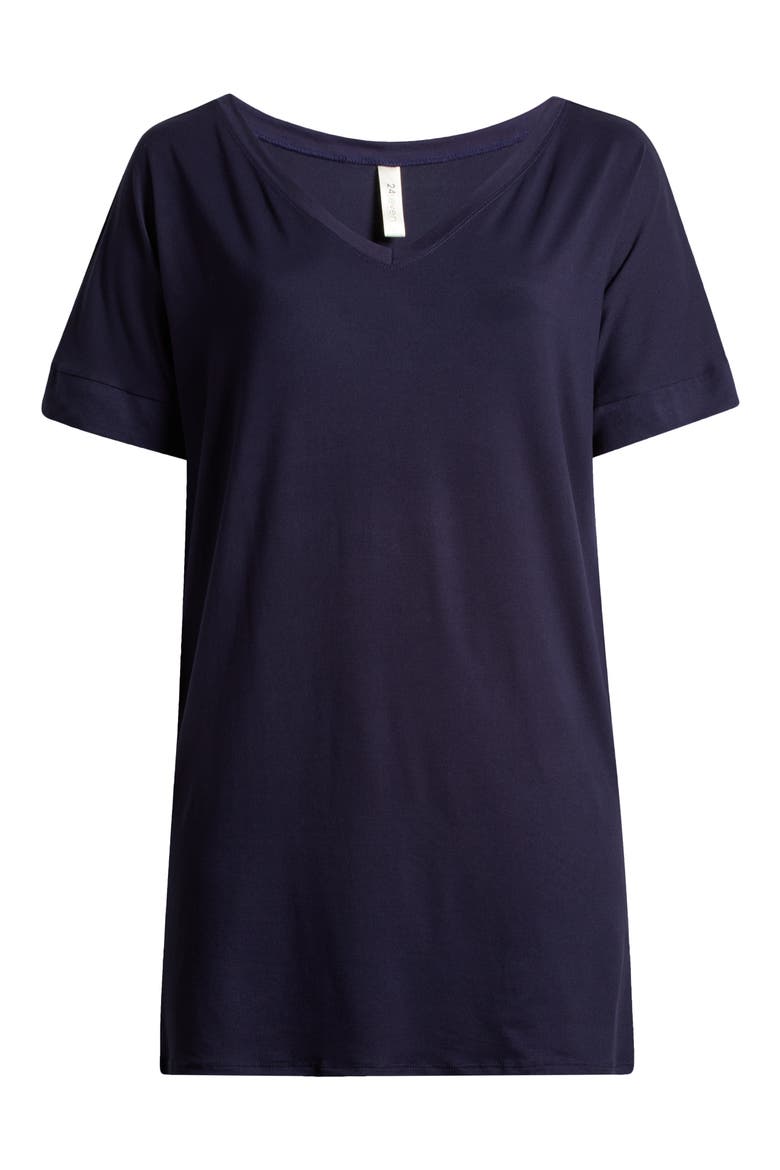 Loose Fit Jersey T-Shirt Dress, Alternate, color, NAVY