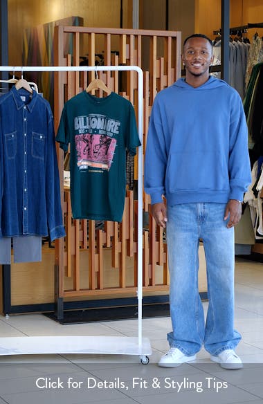 Curve Logo Graphic Cotton T-Shirt