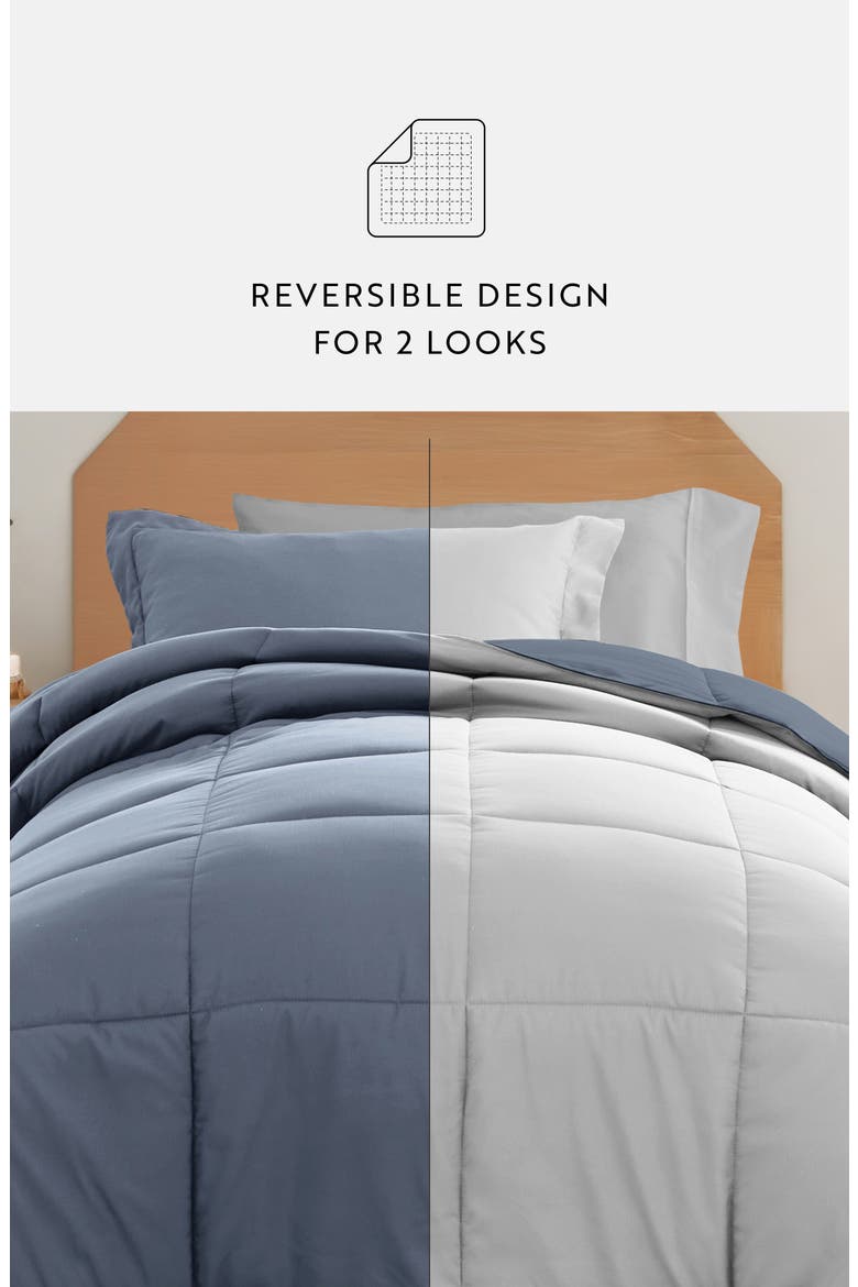 Ultimate College Essentials Bedding Bundle., Alternate, color, STONE/ LIGHT GRAY