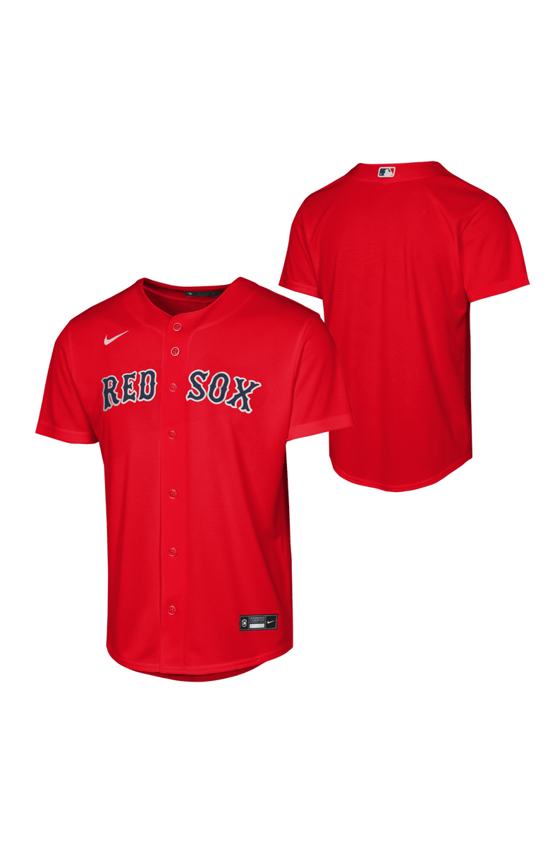 Nike Youth Nike Red Boston Red Sox Alternate Replica Jersey, Main, color, Red