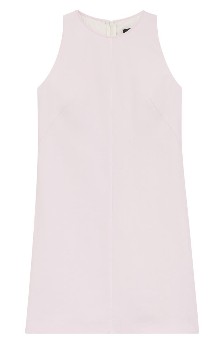 BOSS Sleeveless Linen Blend Shift Dress, Alternate, color, Ocean Rose