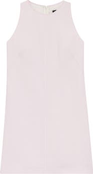 BOSS Sleeveless Linen Blend Shift Dress