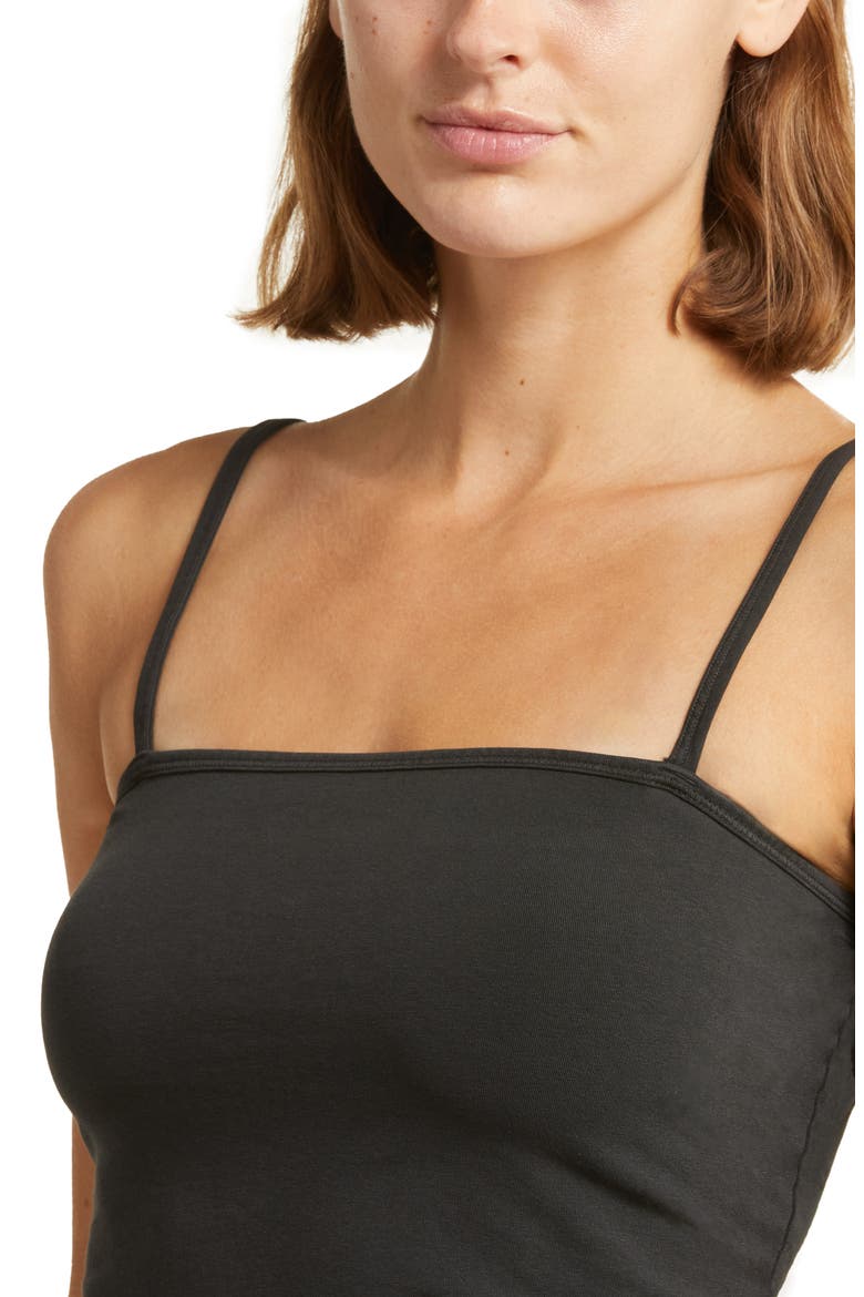 Square Neck Camisole, Alternate, color, WASHED ONYX