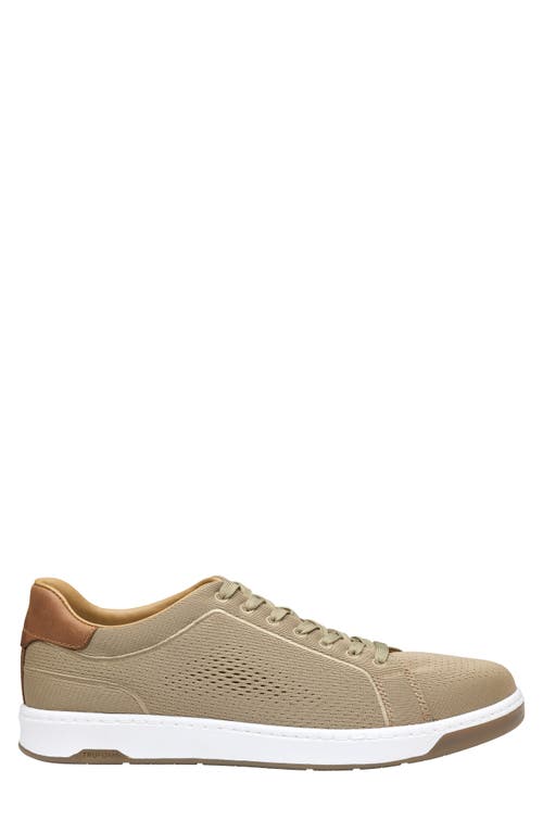 Johnston & Murphy Daxton Knit Sneaker In Taupe Knit