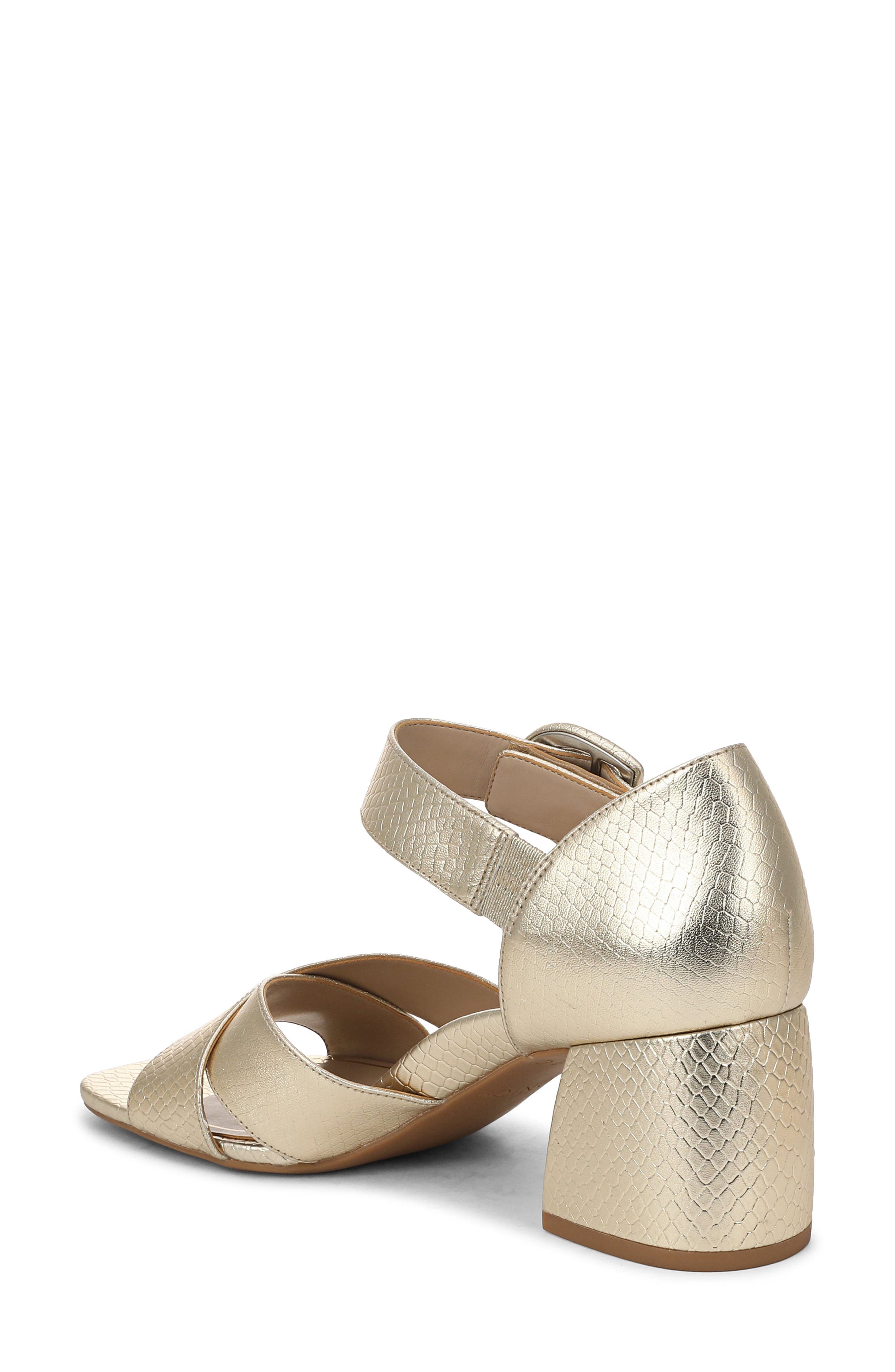 Soraya Faux Leather Sandal, Alternate, color, LIGHT GOLD