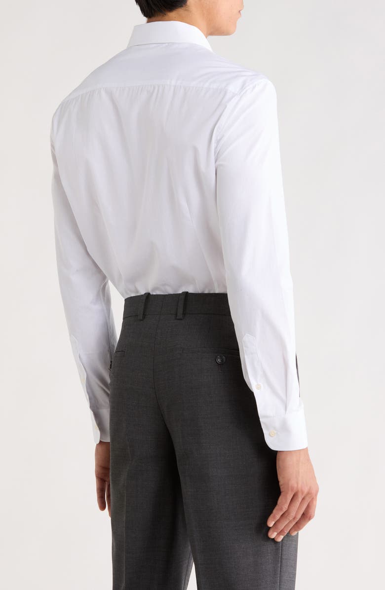 OppoSuits White Knight Modern Tailored Fit Wrinkle Resistant Button-Up Shirt, Alternate, color, White