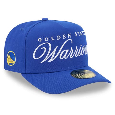 Men's New Era Royal Golden State Warriors 2025 NBA Draft A-Frame 59FIFTY Fitted Hat