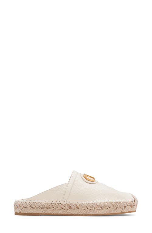 Shop Valentino Garavani Vlogo Mule In Light Ivory