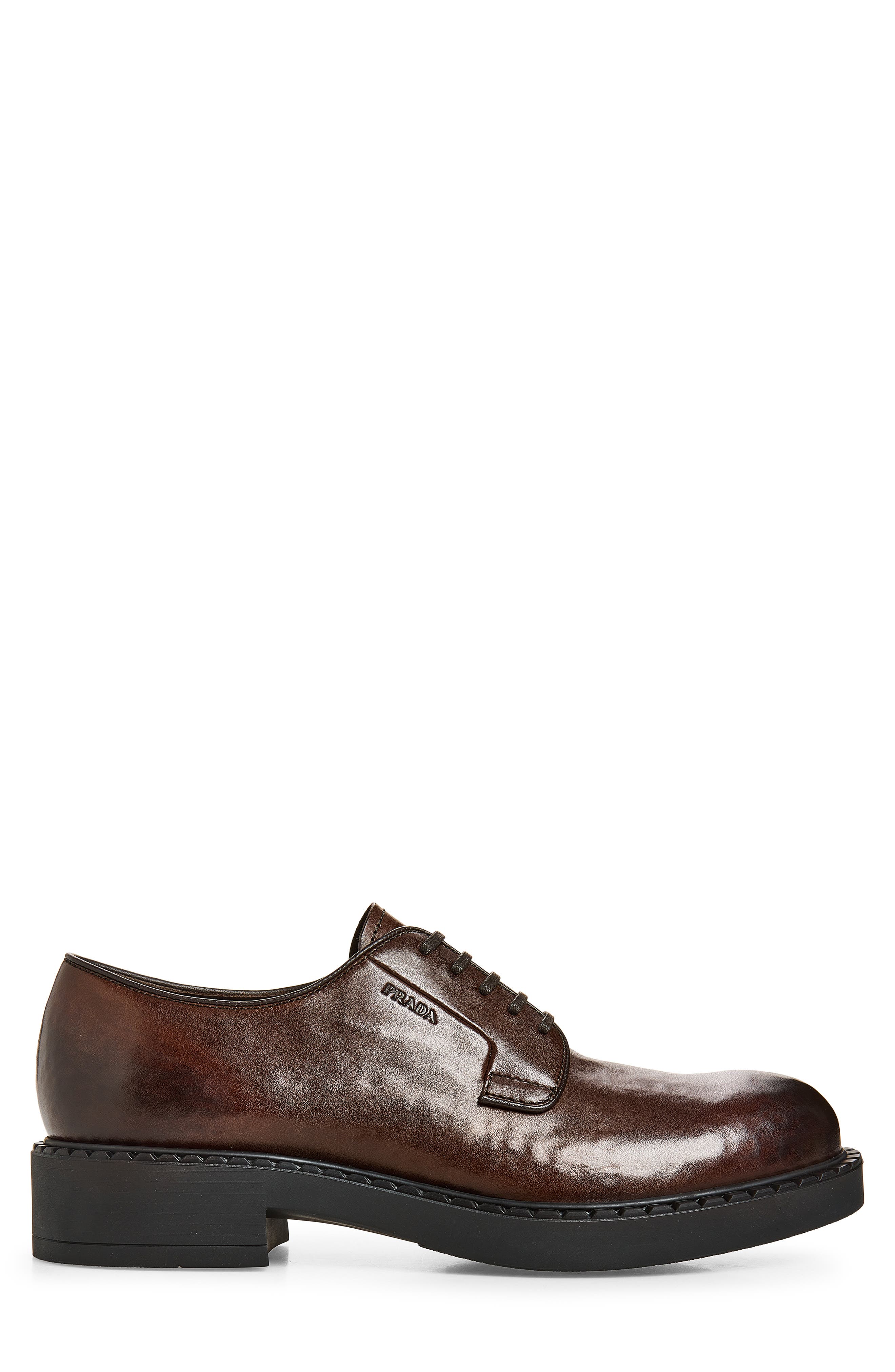 Chocolate Leather Derby, Alternate, color, TEAK