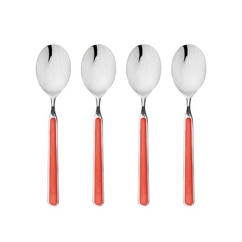 Mepra Fantasia Coffee Spoon Set In Orange
