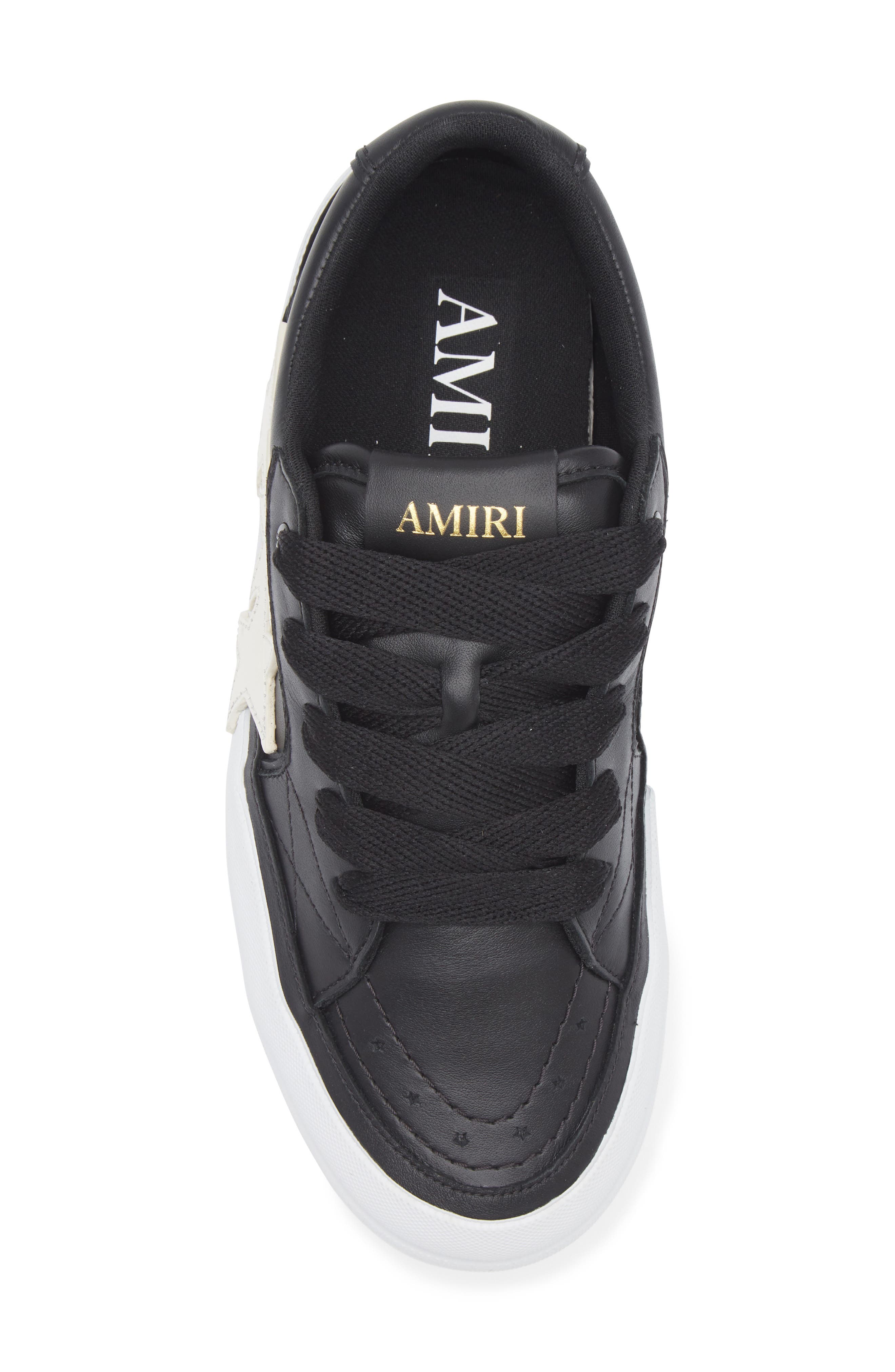 AMIRI Sunset Skate Low Top Sneaker, Alternate, color, Black