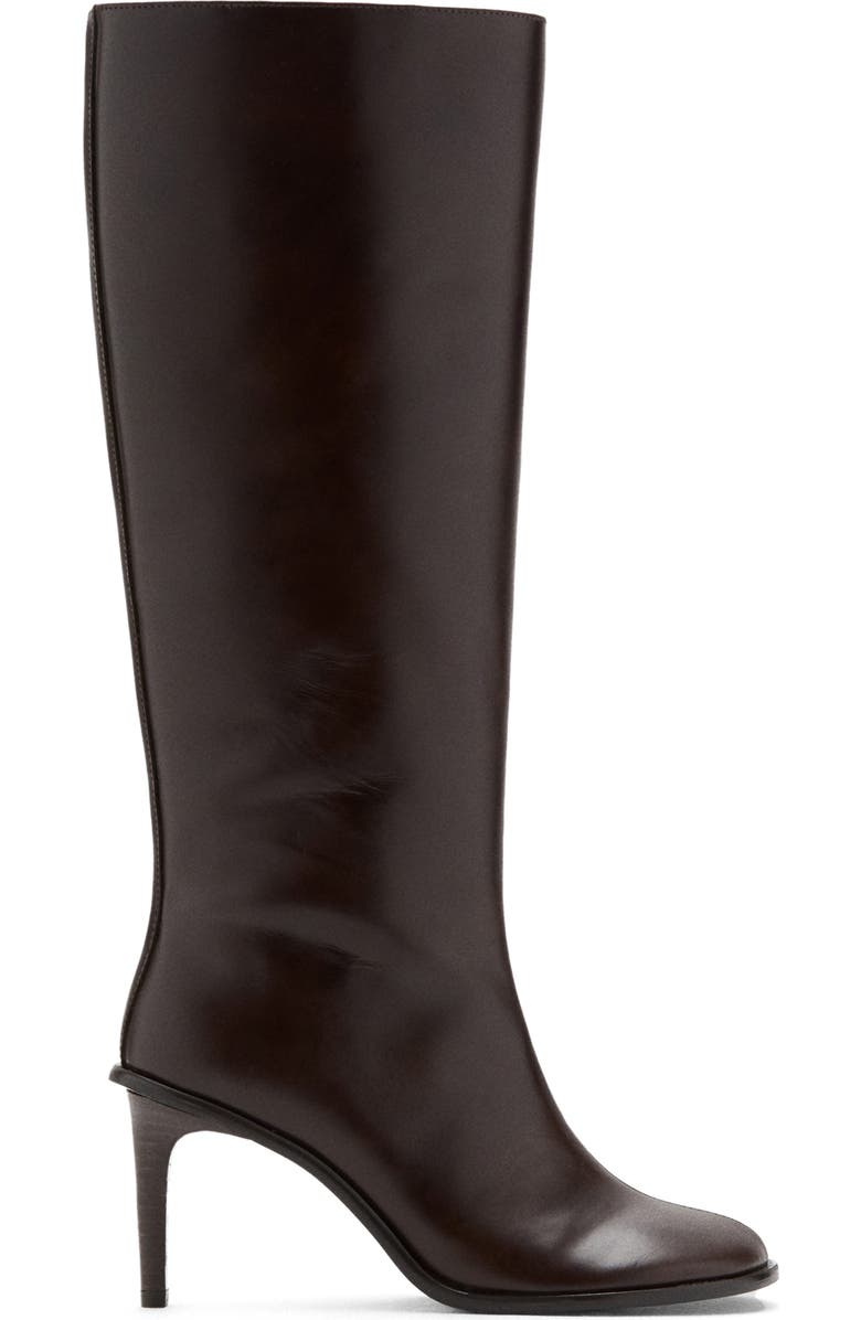 MANGO Knee High Boot, Alternate, color, Chocolate