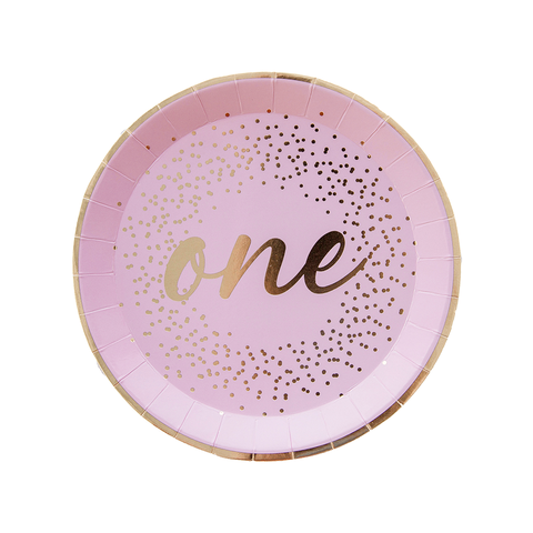 First Birthday Dessert Plates