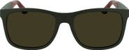 FERRAGAMO New Italian Lifestyle 55mm Rectangular Sunglasses