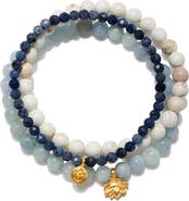 Satya Jewelry Manifest Positivity Gemstone Bracelet Set