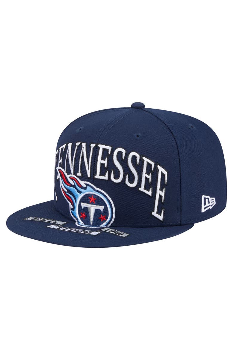 Men's New Era Navy Tennessee Titans  Oversized 59FIFTY Fitted Hat, Alternate, color, Navy