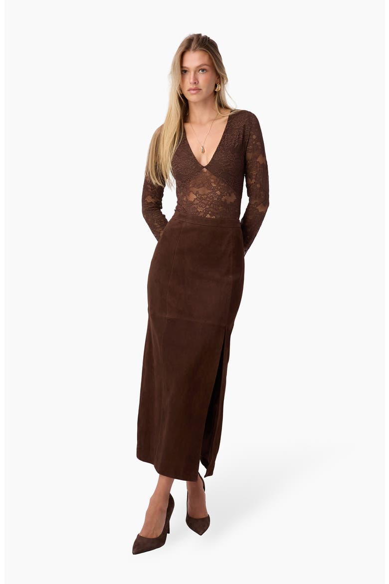 Nami Lace Bodysuit, Alternate, color, SABLE