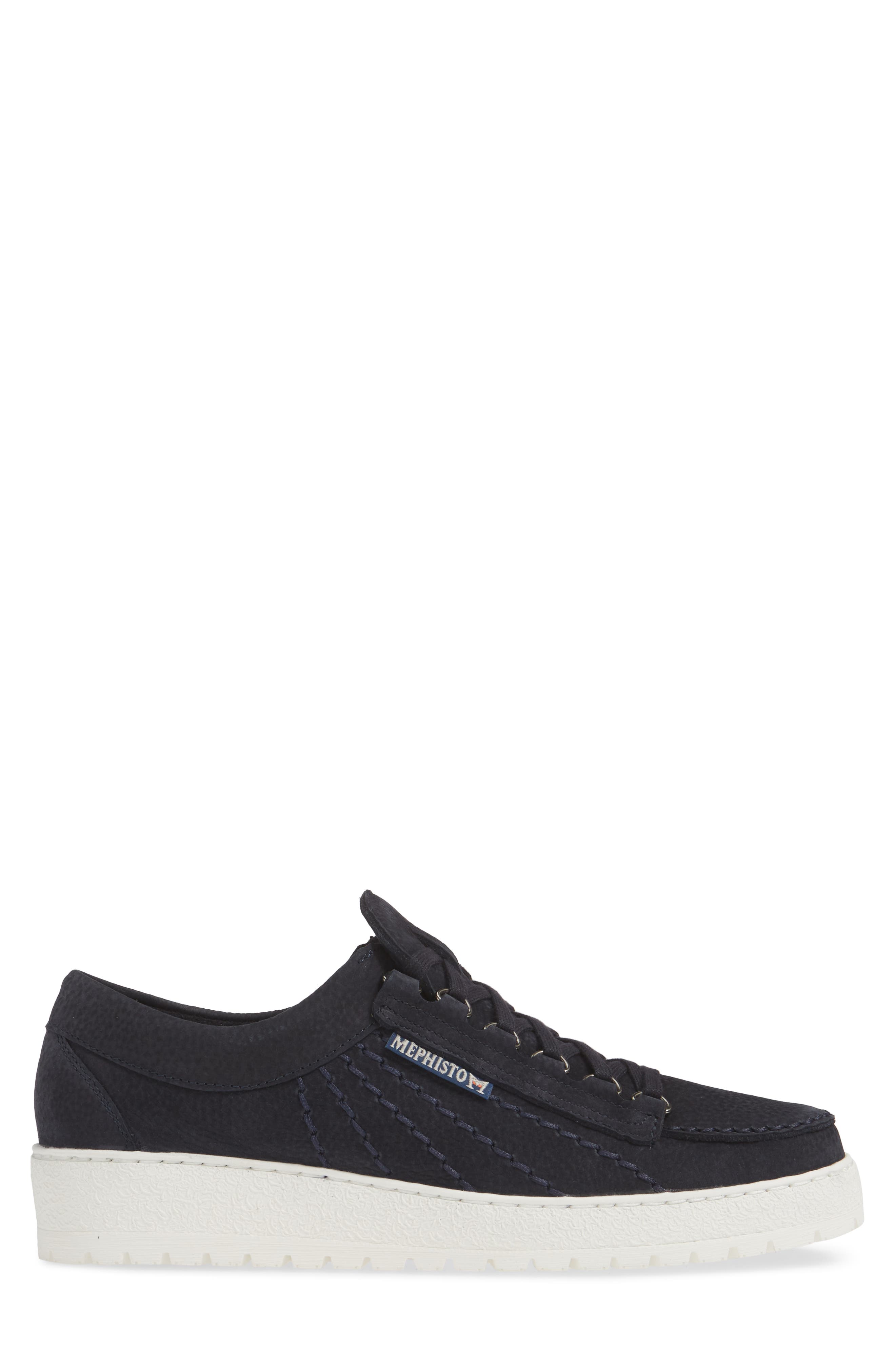 Rainbow Sneaker, Alternate, color, NAVY NUBUCK