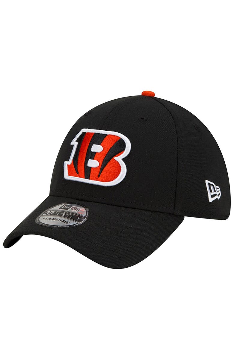 New Era Men's New Era Black Cincinnati Bengals Classic 39THIRTY Flex Hat, Main, color, Black