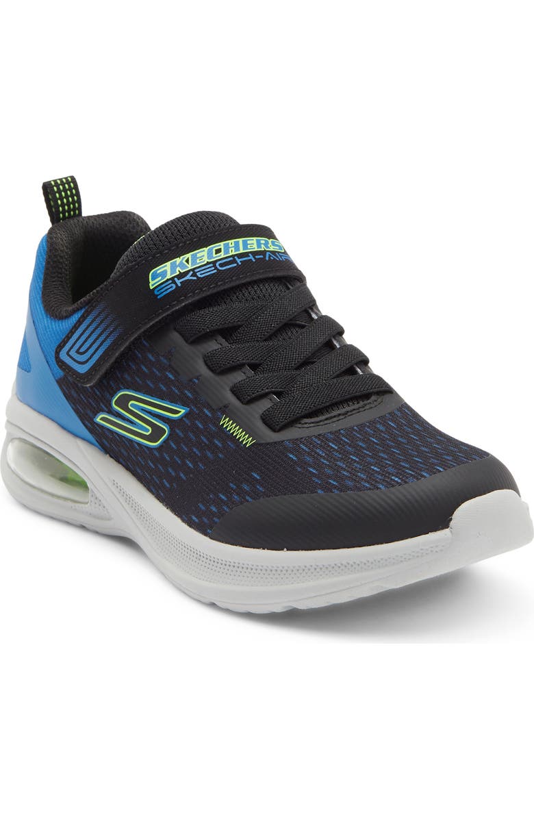 SKECHERS Kids' Microspec Max Advance Sneaker, Main, color, Black/ Blue Multi