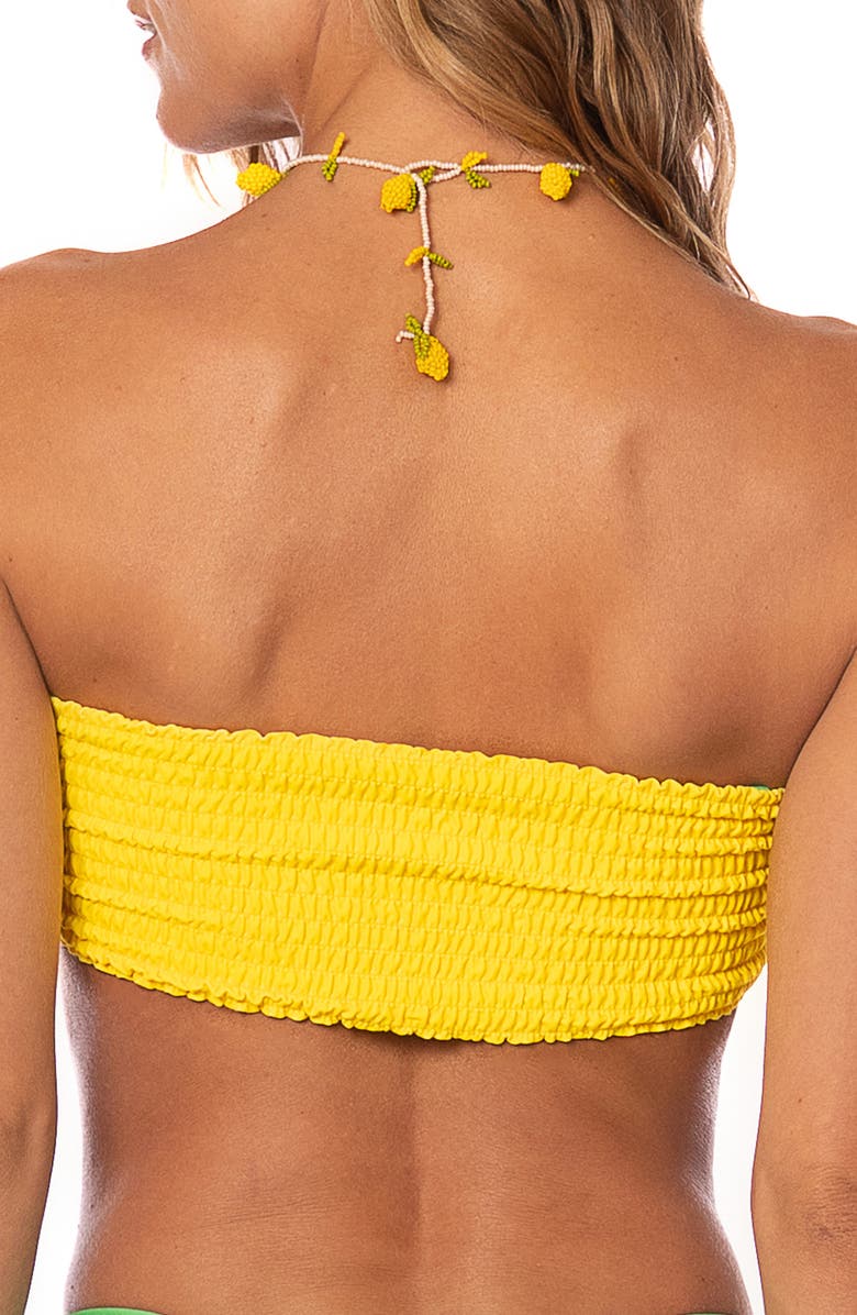 Maaji Cally Reversible Bikini Top, Alternate, color, Yellow