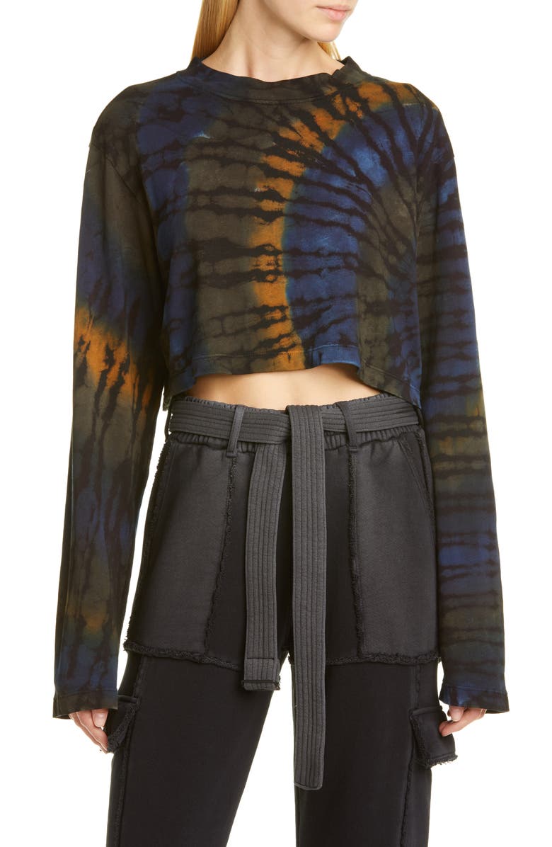 COTTON CITIZEN Tokyo Tie Dye Crop Tee, Alternate, color, 