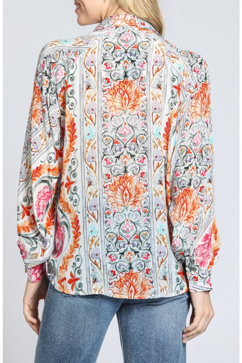 Paisley Floral Top, Alternate, color, PINK MULTI