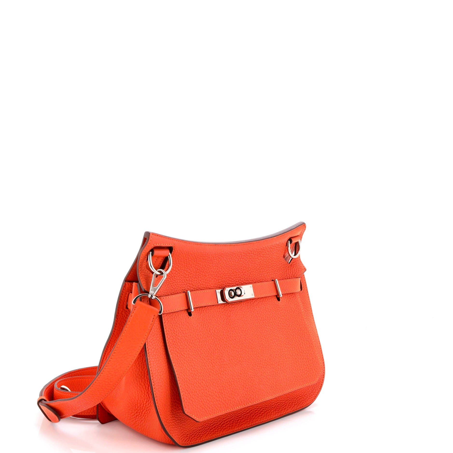 Pre-Owned Hermes Jypsiere Bag Clemence 28, Alternate, color, Feu