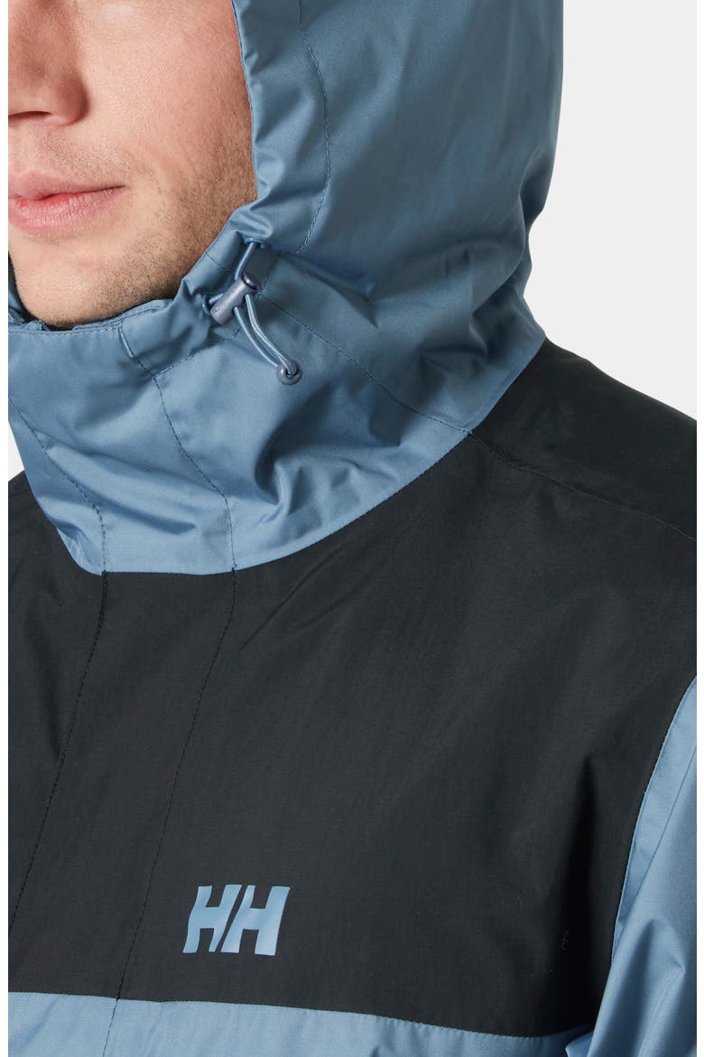 Vancouver Waterproof Hooded Rain Jacket, Alternate, color, WASHED NAVY