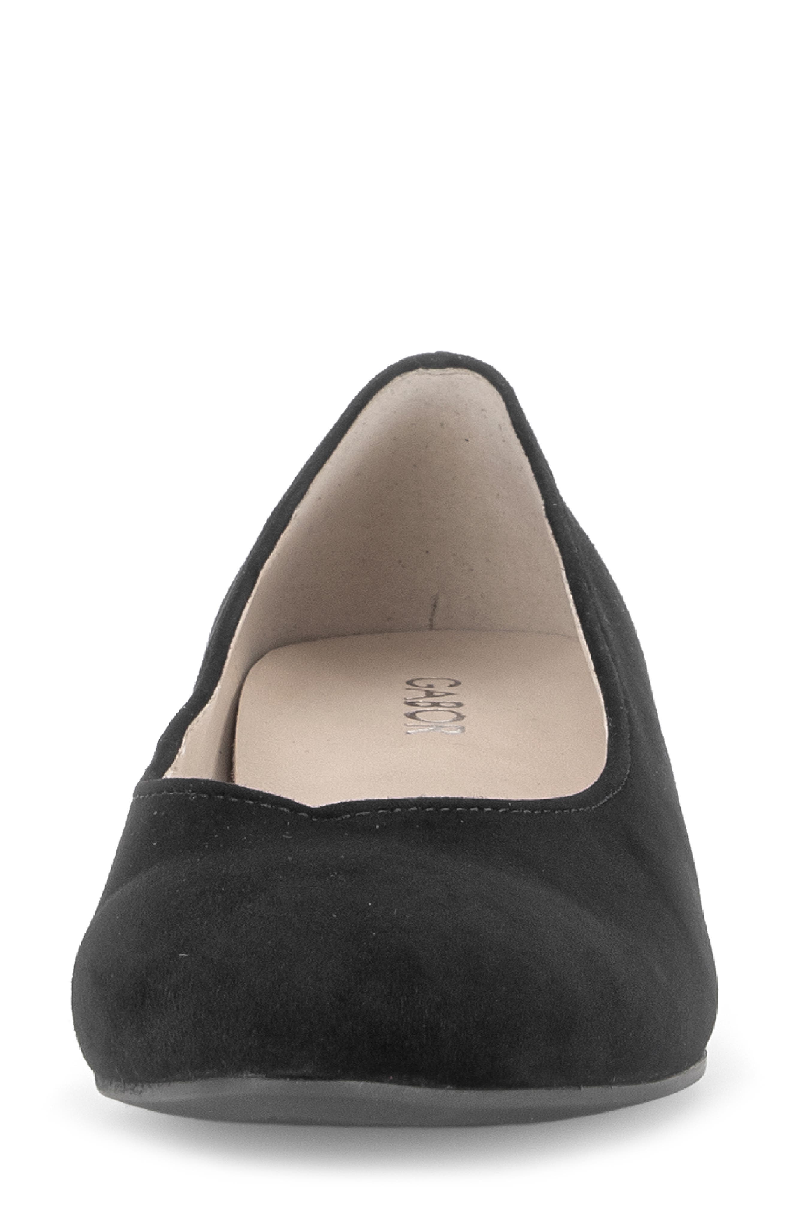 Ona Leather Pump, Alternate, color, BLACK
