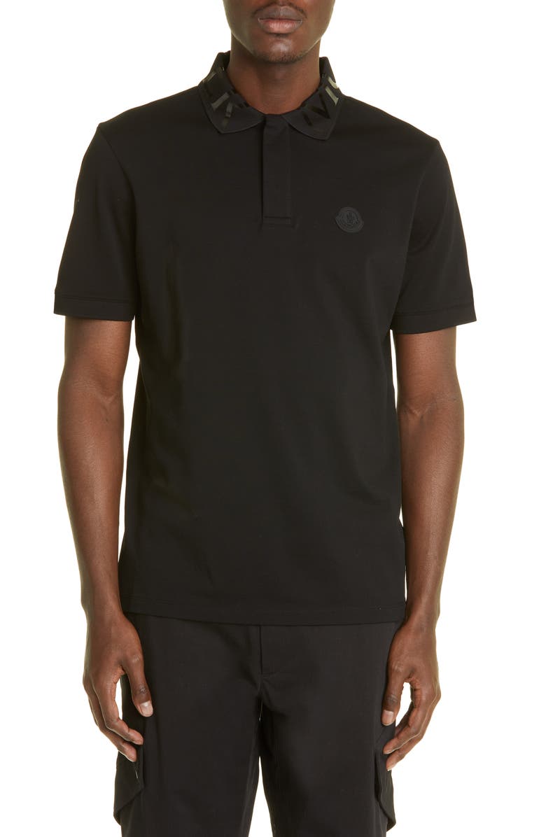 Moncler Cotton Piqué Polo, Main, color,
