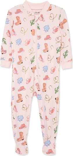 Cowgirl Stretch Viscose One-Piece Footed Pajamas