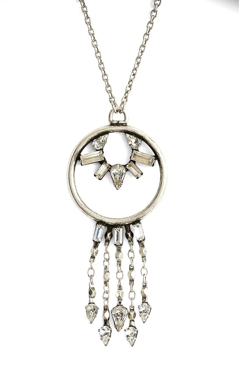 DANNIJO 'Kamden' Pendant Necklace, Main, color, 