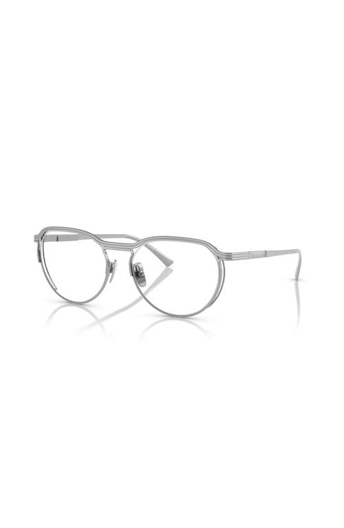 Ferrari 55mm Oval Optical Glasses In Metallic