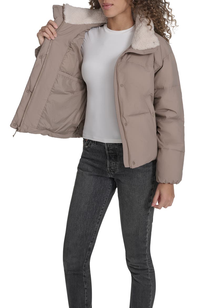 Western Puffer Jacket, Alternate, color, TAUPE
