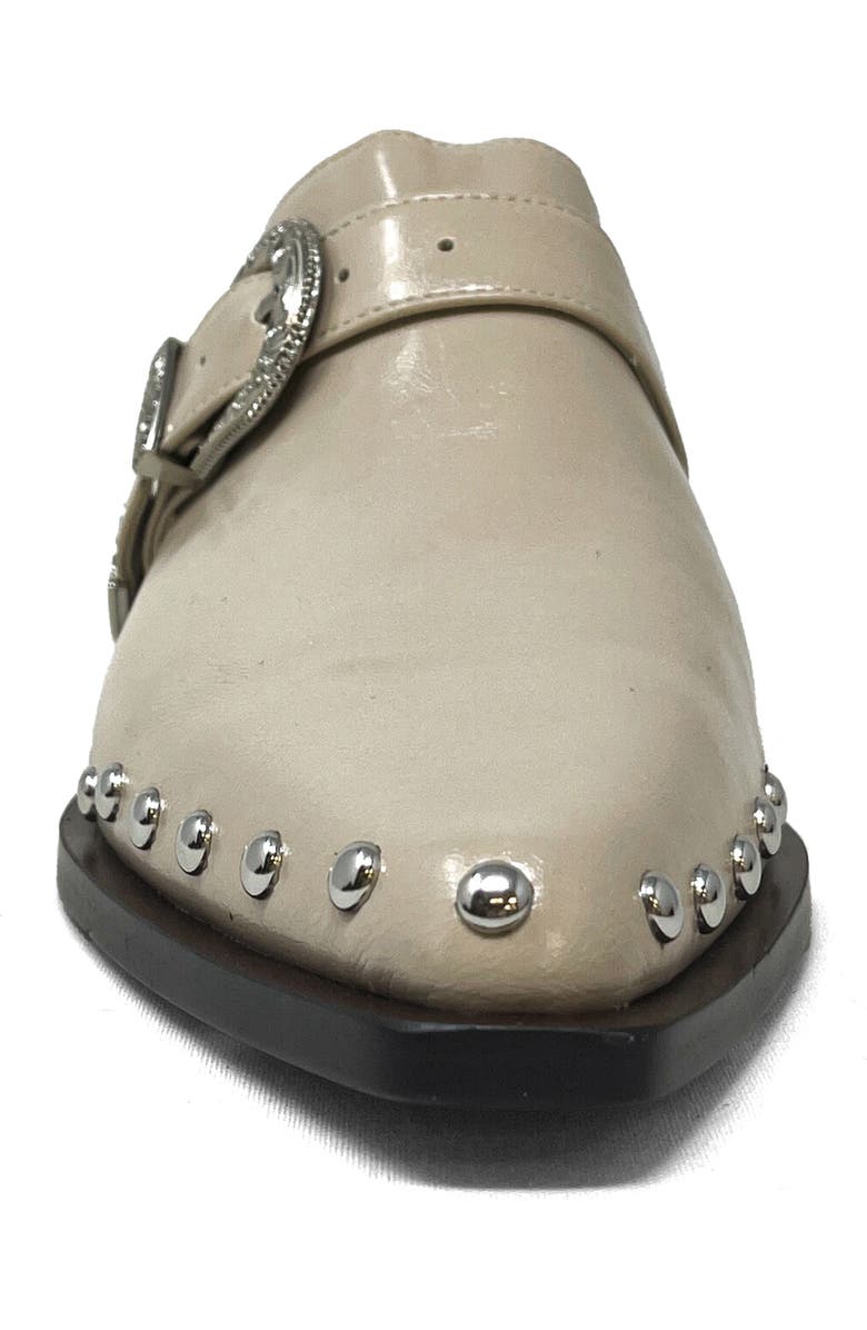 SHUSHOP Tessa Studded Mule, Alternate, color, Bone