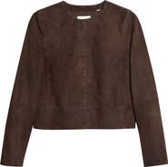 Vince Crop Suede Jacket