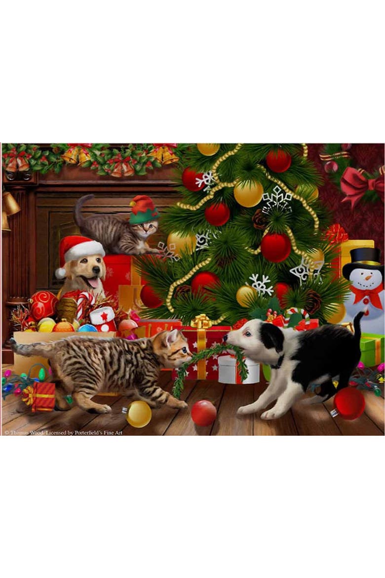 A Little Christmas Fun 300 piece Jigsaw Puzzle for Adults, Alternate, color, Multicolor
