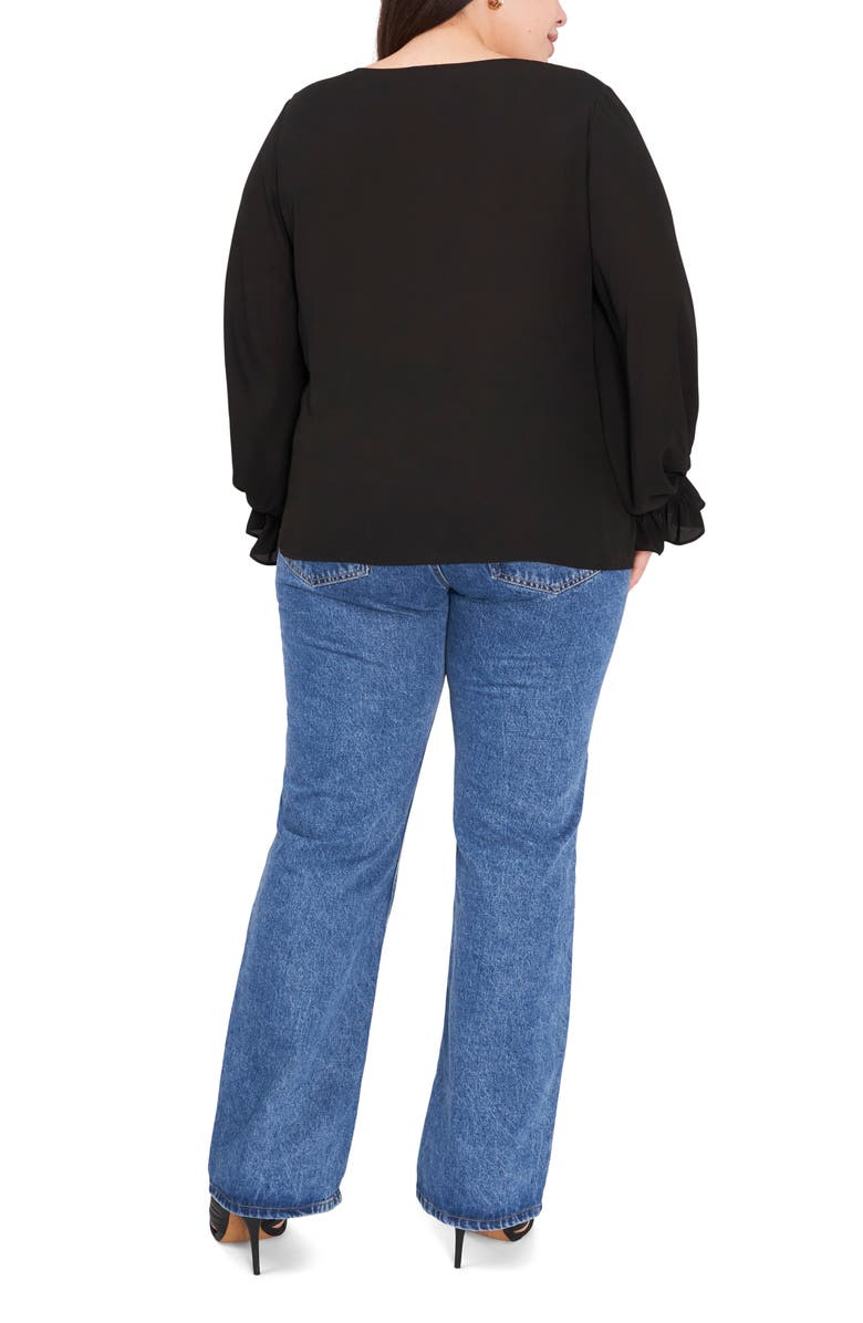 Vince Camuto Long Sleeve Georgette Blouse, Alternate, color,