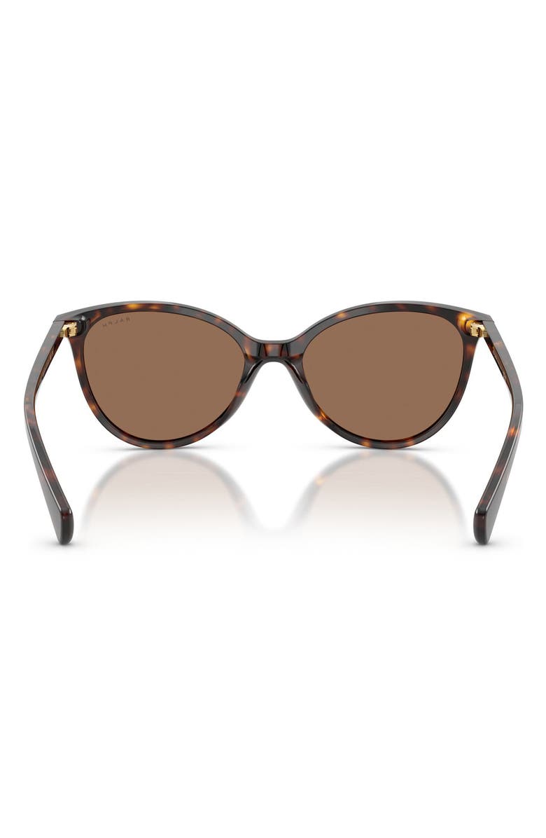 Ralph Lauren 57mm Phantos Sunglasses, Alternate, color, Dark Havana / Brown