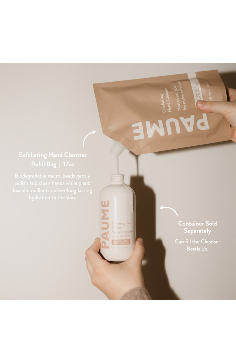 PAUME Exfoliating Hand Cleanser Refill Bag, Alternate, color, Beige
