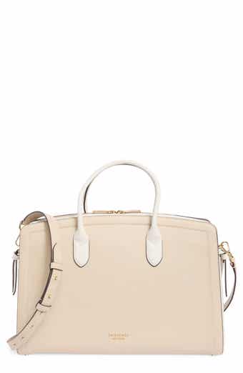 Knott Colorblocked Pebbled Leather Tote
