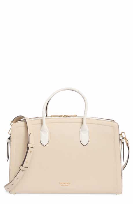 Knott Colorblocked Pebbled Leather Tote