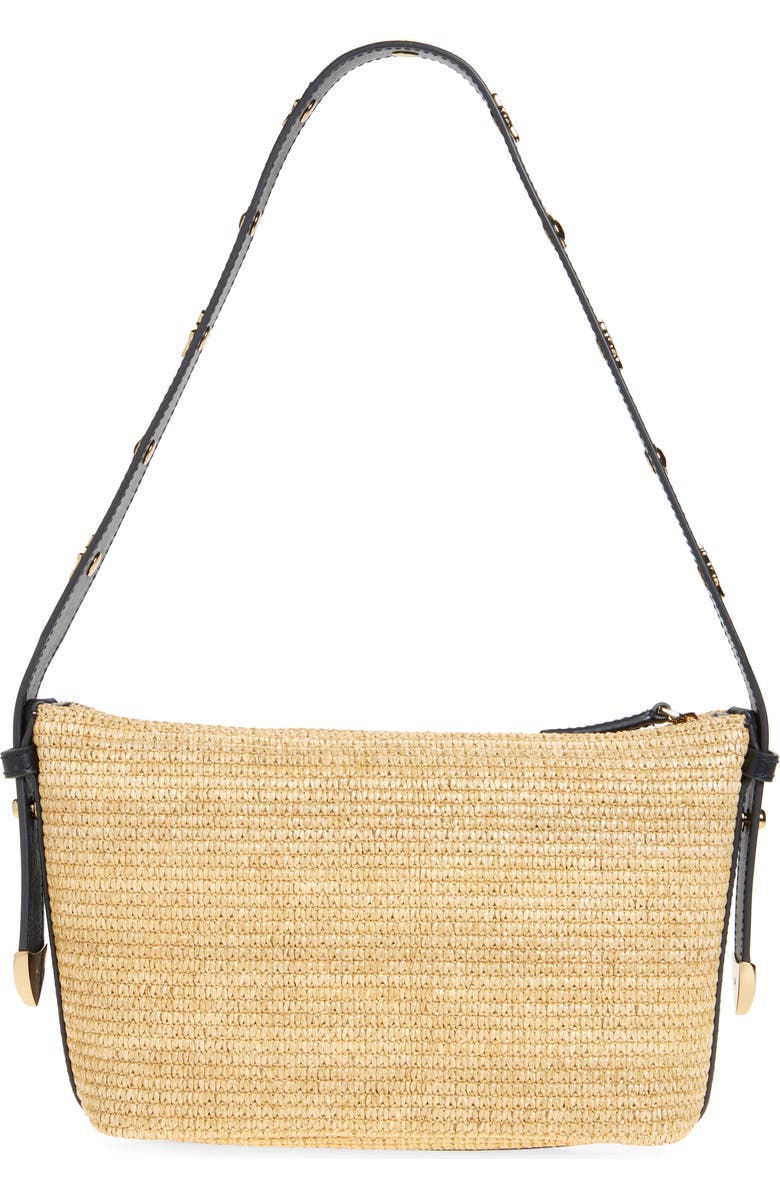 Madewell Woven Straw Shoulder Bag, Alternate, color, Natural Multi