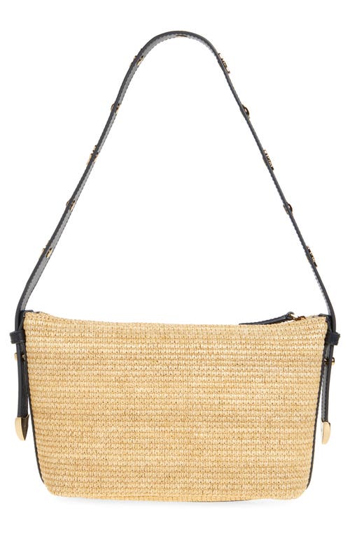 Madewell Woven Straw Shoulder Bag In Natural Multi