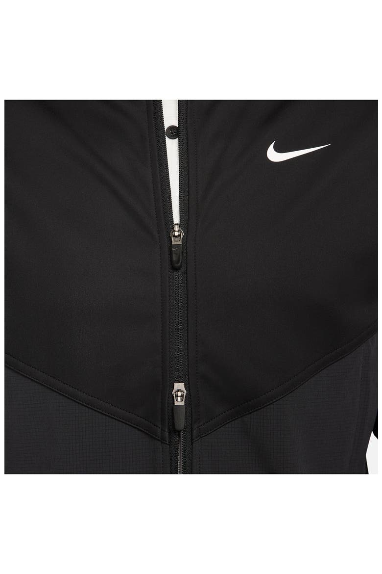 Tour Essential Water-Repellent Golf Jacket, Alternate, color, BLACK/ BLACK/ WHITE