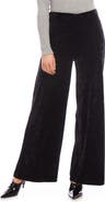 Karen Kane Crushed Velvet Ankle Wide Leg Pants