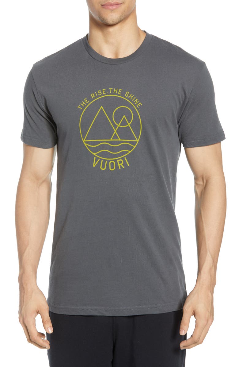 Vuori The Rise The Shine Graphic T-Shirt, Main, color,